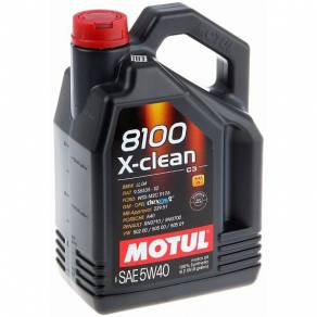 Моторное масло Motul 8100 X-Clean gen2 5W40 (C3/SN), 4л.