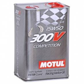 Моторное масло Motul 300V Competition 15W-50 Racing, 5л.