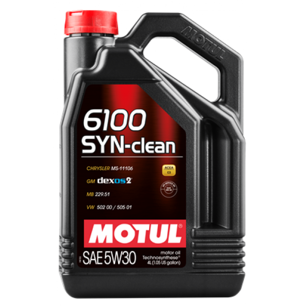 Моторное масло Motul 6100 SYN-clean 5W30 (C3/SN)