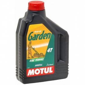 Масло для газонокосилки, мотокультиватора Motul Garden 4T 15W-40 (SF), 2л.