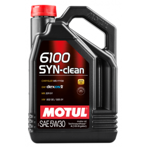 Моторное масло Motul 6100 SYN-clean 5W30 (C3/SN), 4л.