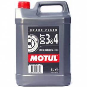 Тормозная жидкость Motul DOT 3&4 Brake Fluid , 5л.