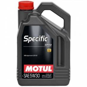 Моторное масло Motul Specific 229.52 5W30 C3/SN, 5л.