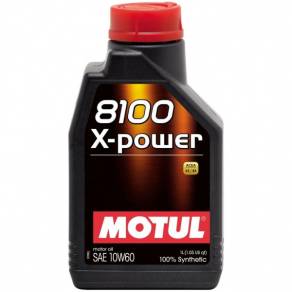 Моторное масло Motul 8100 X-power 10W60 (A3/SN), 1л.