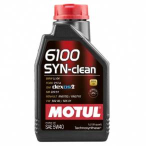 Motul 6100 SYN-clean 5W40 (C3/SN), 1л.