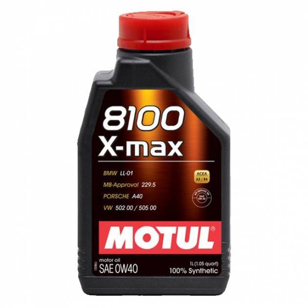 Моторное масло Motul 8100 X-max 0W40 A3 / SN