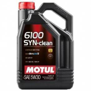 Моторное масло Motul 6100 SYN-clean 5W30 (C3/SN), 5л.